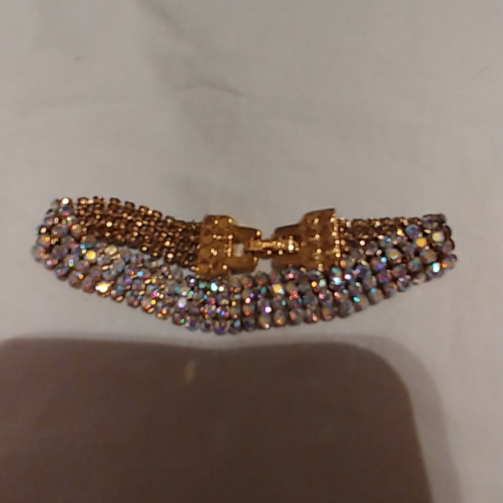 Swarvorski AB Crystal vintage bracelet